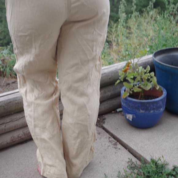 Ralph Lauren Vintage 100% Linen Pants Made In Indonesia - Picture 4 of 5